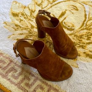 Like New Suede Sandals